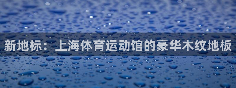米兰体育入口：新地标：上海体育运动馆的豪华木纹地板